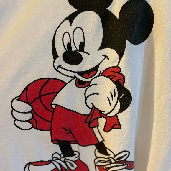 VINTAGE~FILA Mickey Mouse Long sleeve T-Shirt - Picture 5 of 5